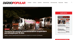Desktop Screenshot of diariopopularmg.com.br